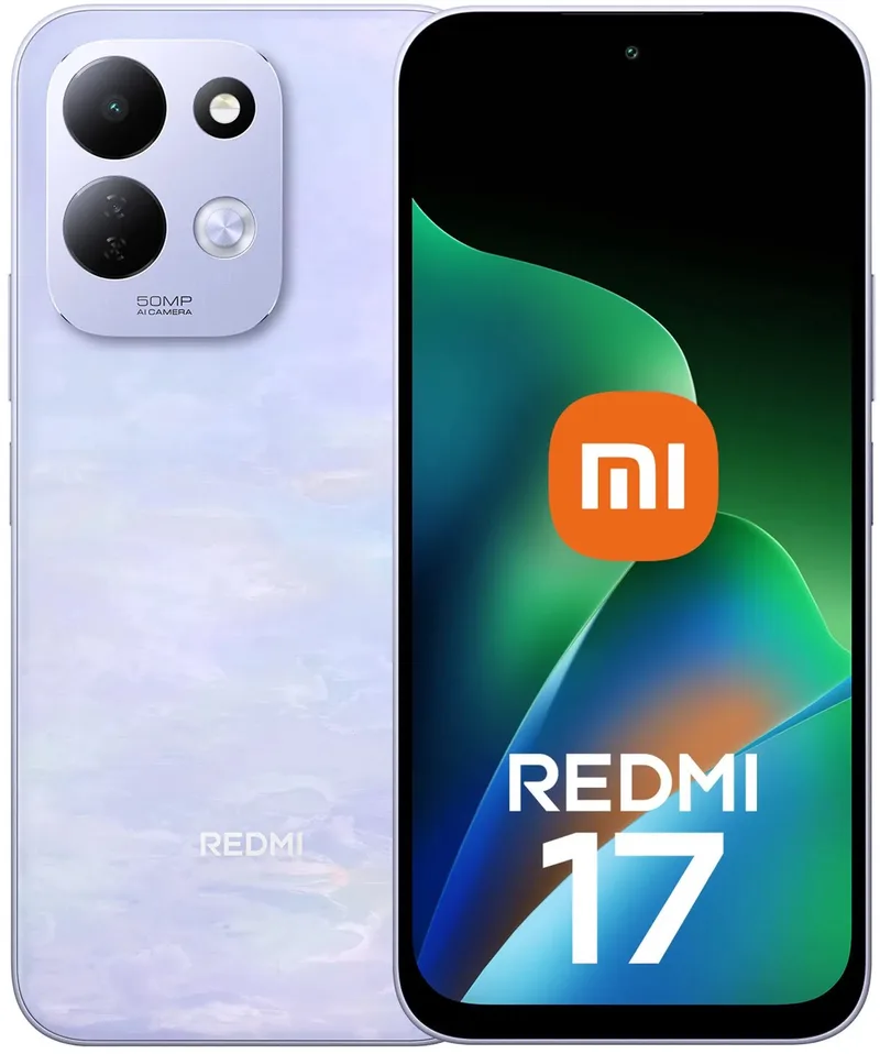 Redmi 17 17,8 cm (6.99) 4G USB Type-C 4 GB 128 GB 7500 mAh van Xiaomi in Paars – productfoto