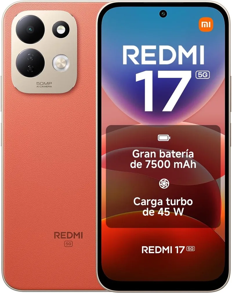Redmi 17 5G - 4GB/256GB - Orange von Xiaomi in Orange – Produktfoto