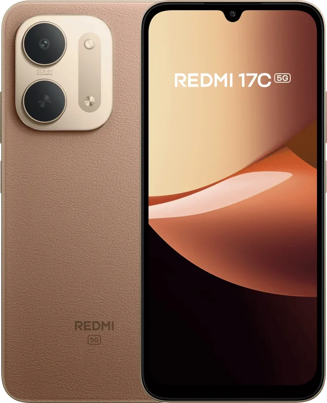 Redmi 17C 128GB Bruin 5G van Xiaomi – productfoto
