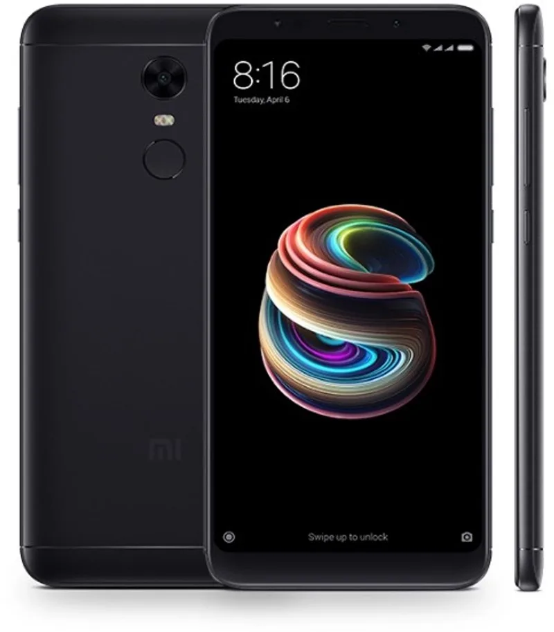 Redmi 5 Plus - 64GB - Dual Sim von Xiaomi in Schwarz – Produktfoto
