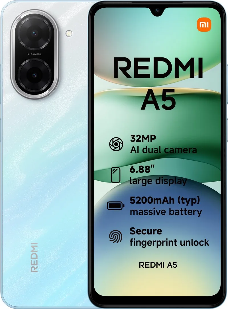 Redmi A5 - 3GB/64GB från Xiaomi i Blå – produktbild