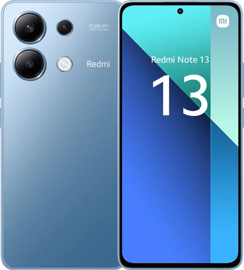 Redmi Note 13 4G - 6GB/128GB fra Xiaomi i Ice Blauw – produktbillede