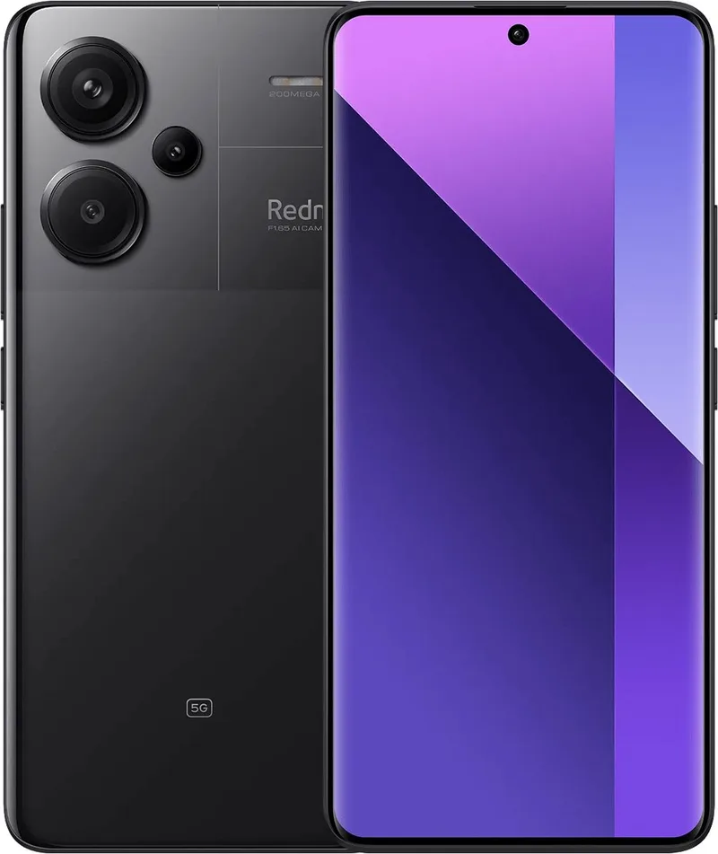 Redmi Note 13 Pro+ 5G - 12GB/512GB fra Xiaomi i Midnight Zwart – produktbillede