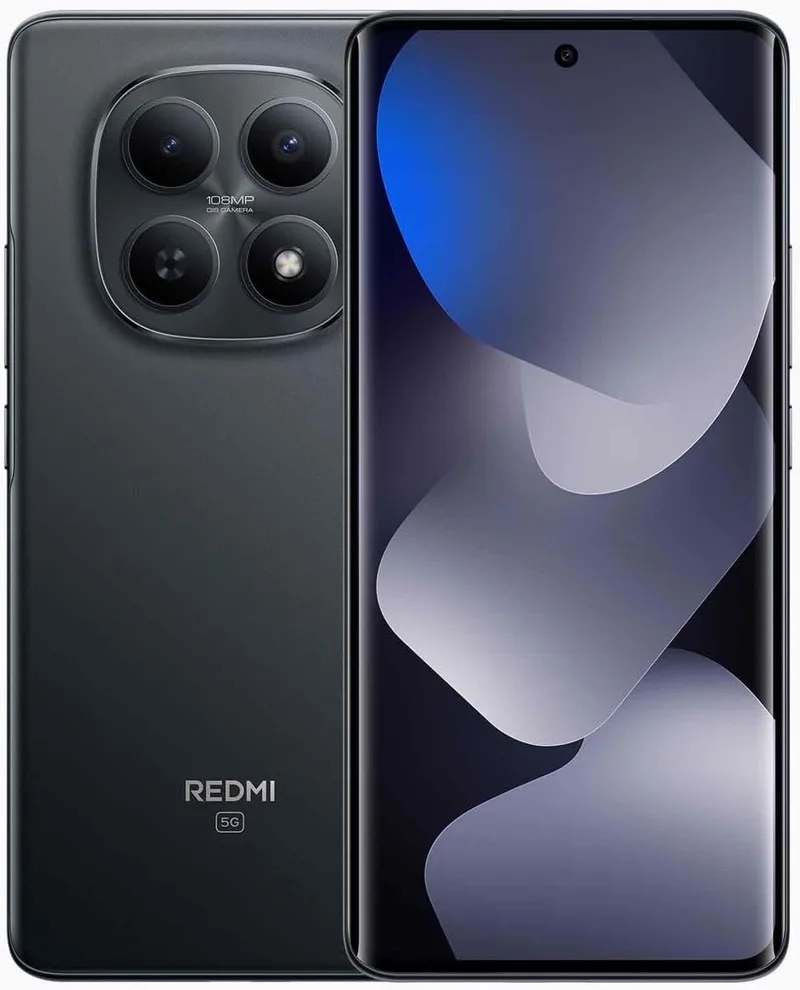 Redmi Note 15 5G - 8GB - 512GB - Middernacht - Dual SIM by Xiaomi in Black – product photo