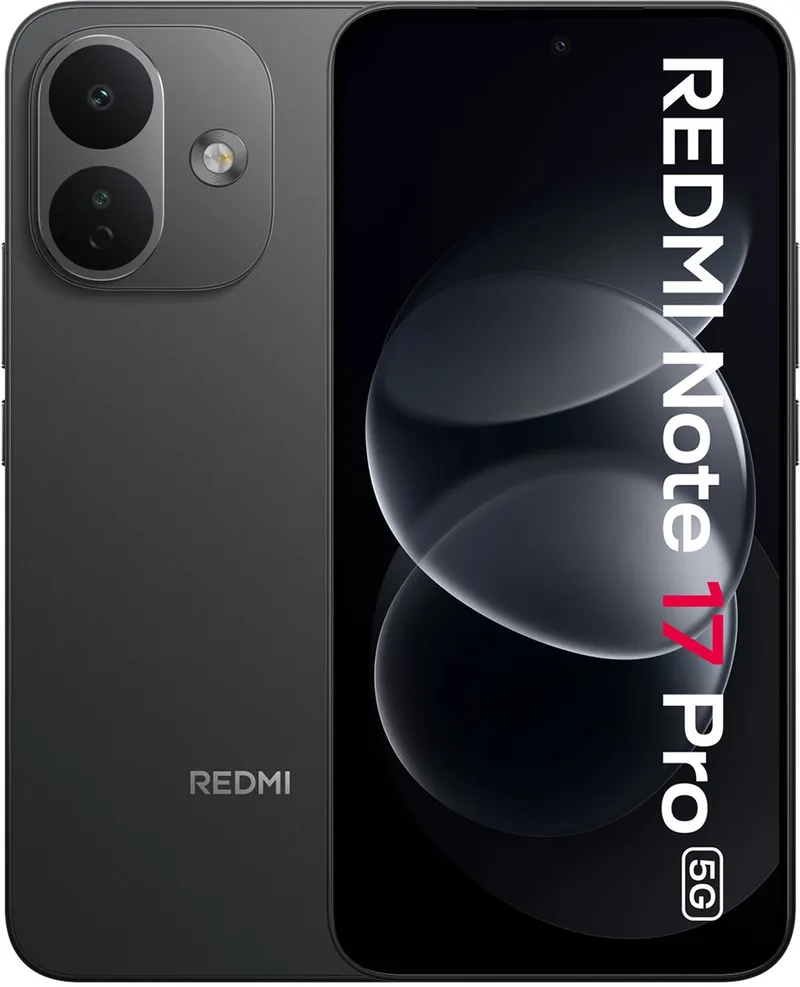 Redmi Note 17 Pro 5G 12GB 256GB – 6,83" AMOLED 120Hz – 8340 mAh – 67W HyperCharge de Xiaomi en Noir – photo produit