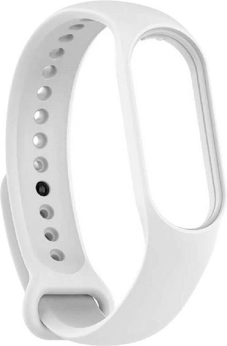 Siliconen Horlogebandje voor Xiaomi Mi Band 7 van Xiaomi in Ivoor Wit – productfoto