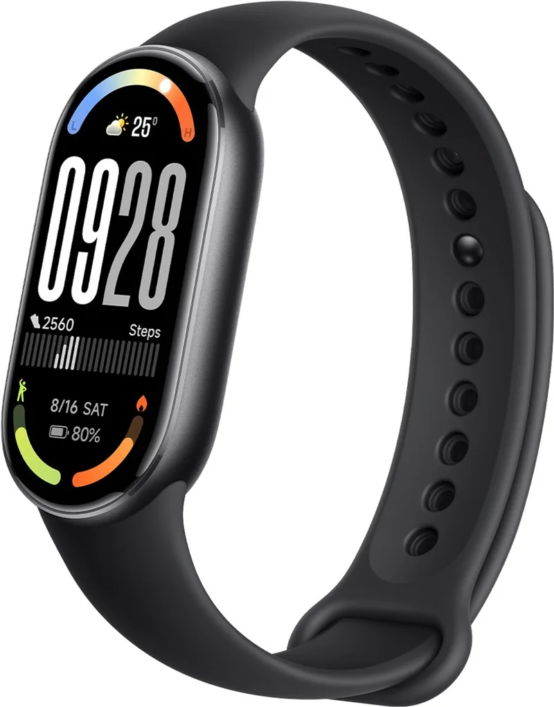 Smart Band 10 - 1,72-inch AMOLED - 150+ sportmodi - 21 dagen batterij - Zwart de Xiaomi en Midnight Black – photo produit