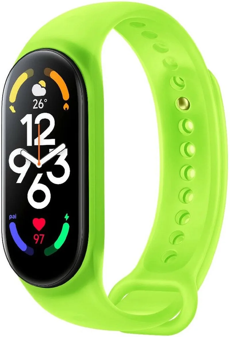 Smart Band 7 Strap Neon Green by Xiaomi in Green – product photo