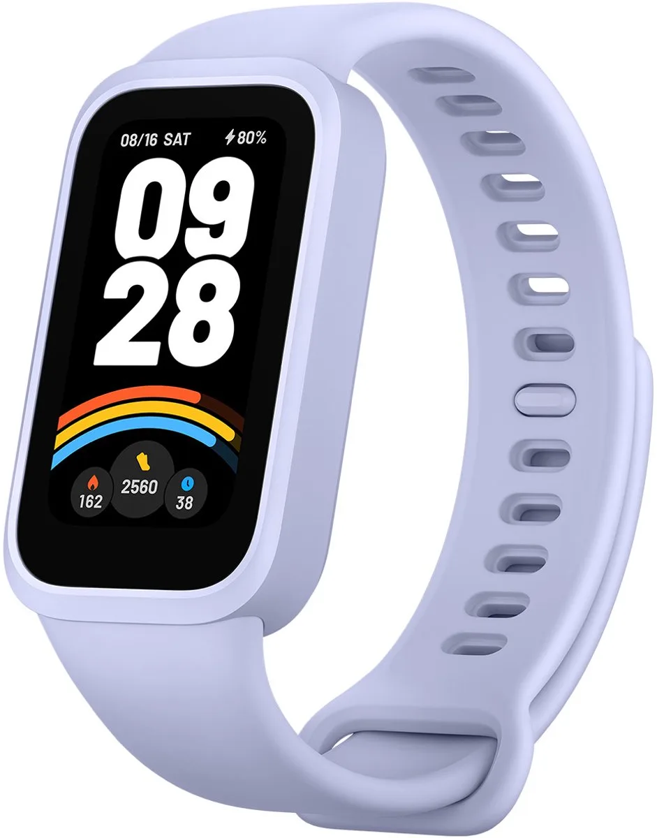 Smart Band 9 Active - 1,47-inch TFT-display - 50+ sportmodi - 18 dagen batterij - Paars de Xiaomi en Violet – photo produit