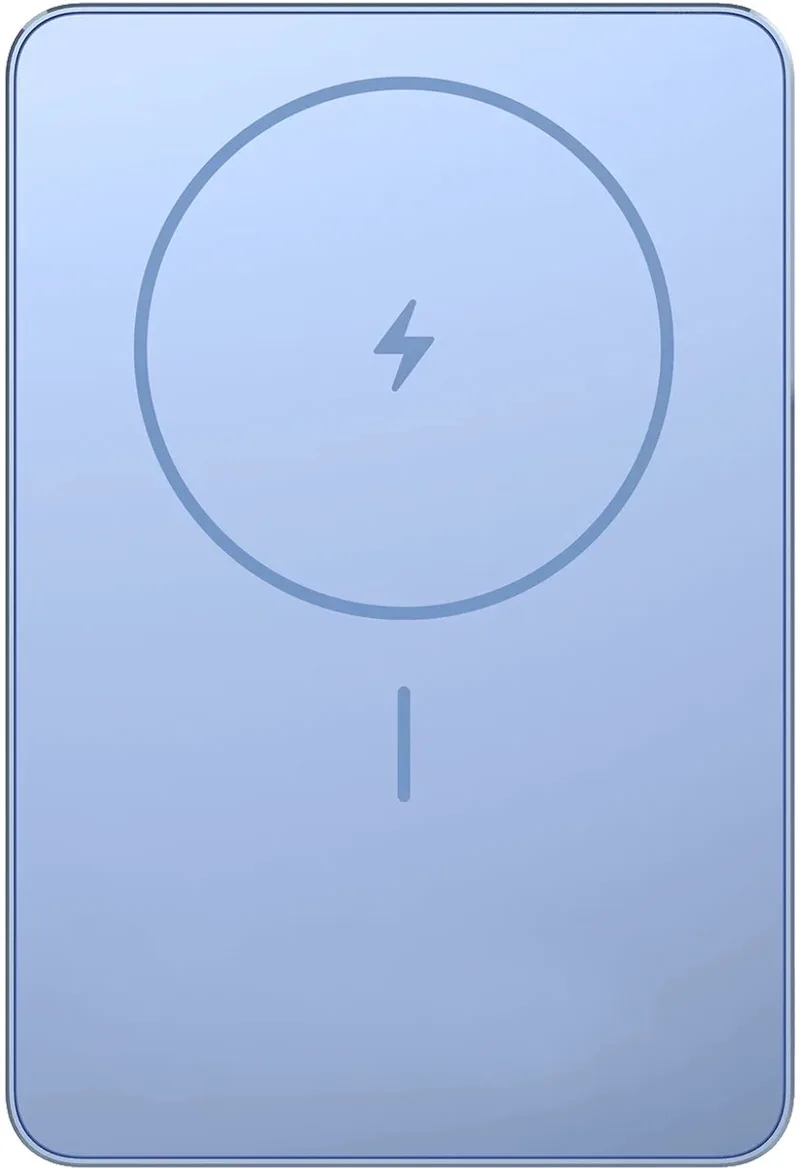 Super Slim Magnetic Powerbank 5000mAh – 22.5W – Draadloos Opladen – Blauw van Xiaomi in Blauw – productfoto
