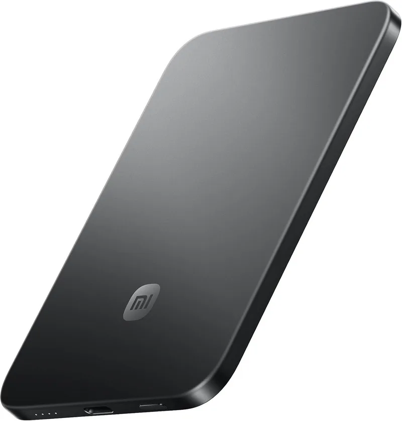 UltraThin Magnetic Power Bank 5000 15W - 5000 mAh - 15 W draadloos opladen - Magnetisch - Zwart by Xiaomi in Negro – product photo