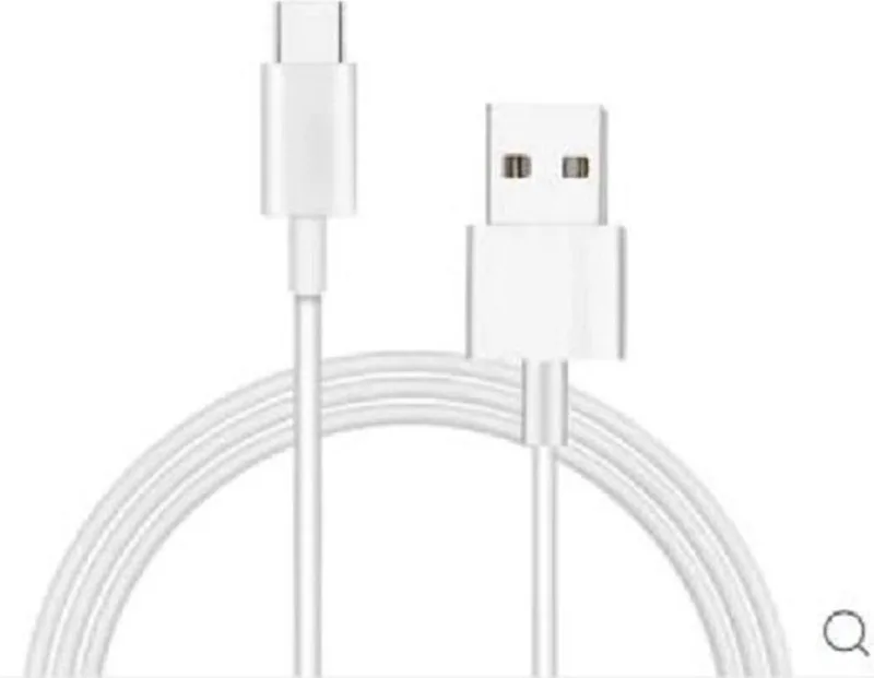 USB-C Oplaadkabel Oplader voor USB C telefoon van Xiaomi in Wit – productfoto
