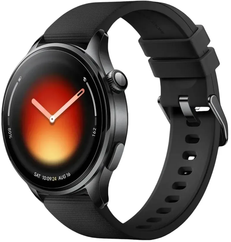 Watch 5 - 1,54-inch AMOLED - Google Gemini - 6 dagen batterij - Zwart de Xiaomi en Noir – photo produit