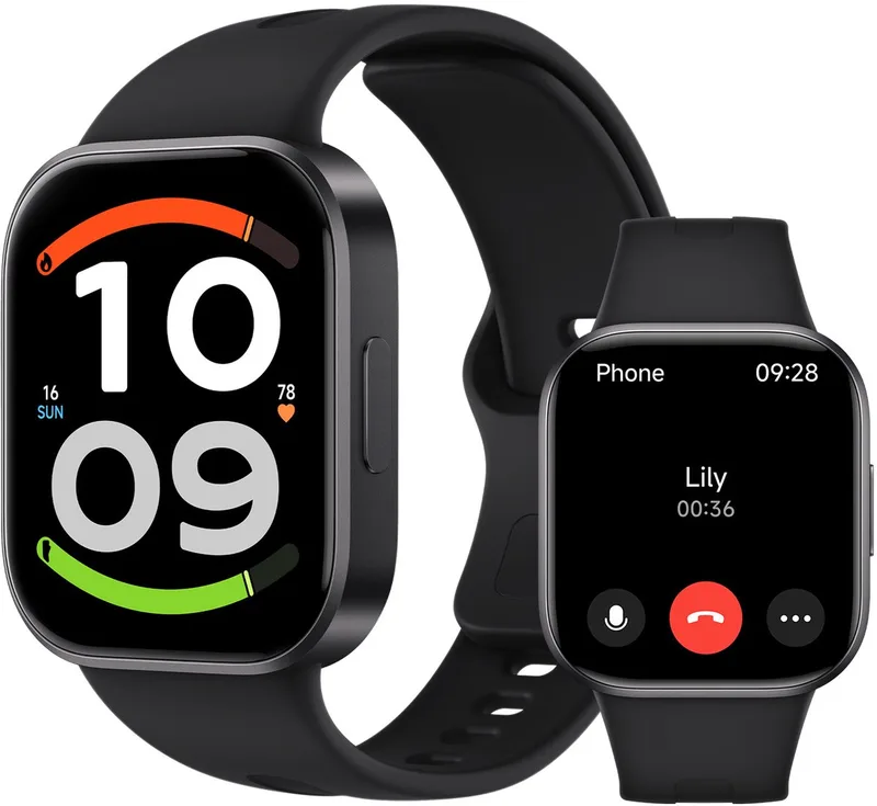 Watch 6 Active - 1,85" AMOLED - 1200 nits - Bluetooth®-oproepen - 140+ sportmodi fra Xiaomi i Midnight Black – produktbillede