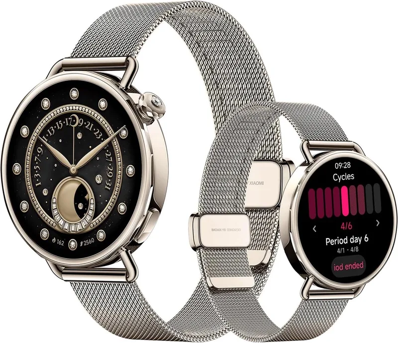 Watch S4 41 mm - 1,32-inch AMOLED - Gezondheidsmonitoring - 8 dagen batterij - Goud by Xiaomi in Gold – product photo