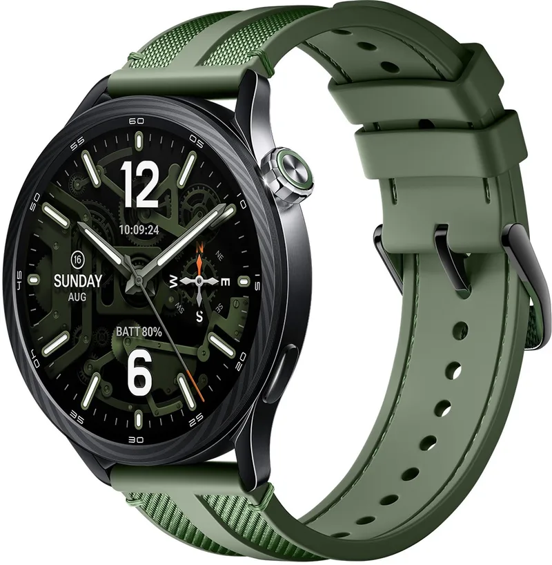 Watch S5 46mm Smartwatch – 1.48 Inch AMOLED – 150 Sportmodi – Dual-band GPS – Junglegroen by Xiaomi in Green – product photo