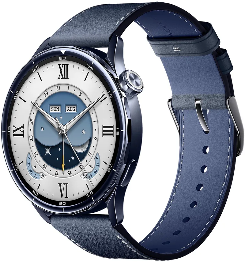 Watch S5 46mm Smartwatch – 1.48 Inch AMOLED – 150 Sportmodi – Dual-band GPS – Keramisch Blauw by Xiaomi in Blue – product photo