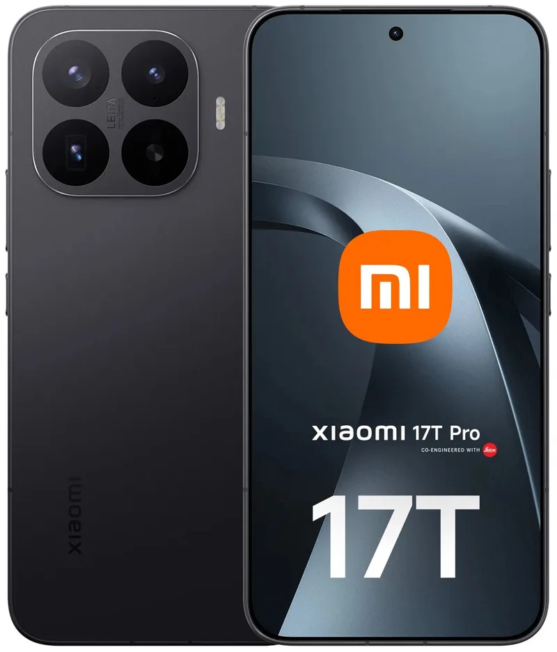 Xiaomi 17T Pro - 12GB RAM - 512GB - Leica 5x Telephoto - Leica Live Moment - 7000mAh (typ) silicon-carbon batterij de Xiaomi en Noir – photo produit