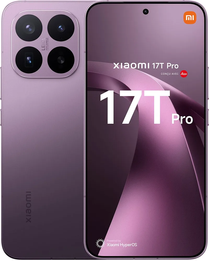 Xiaomi 17T Pro - 512GB - 12GB RAM - Leica 50MP Camera de Xiaomi en Violet – photo produit