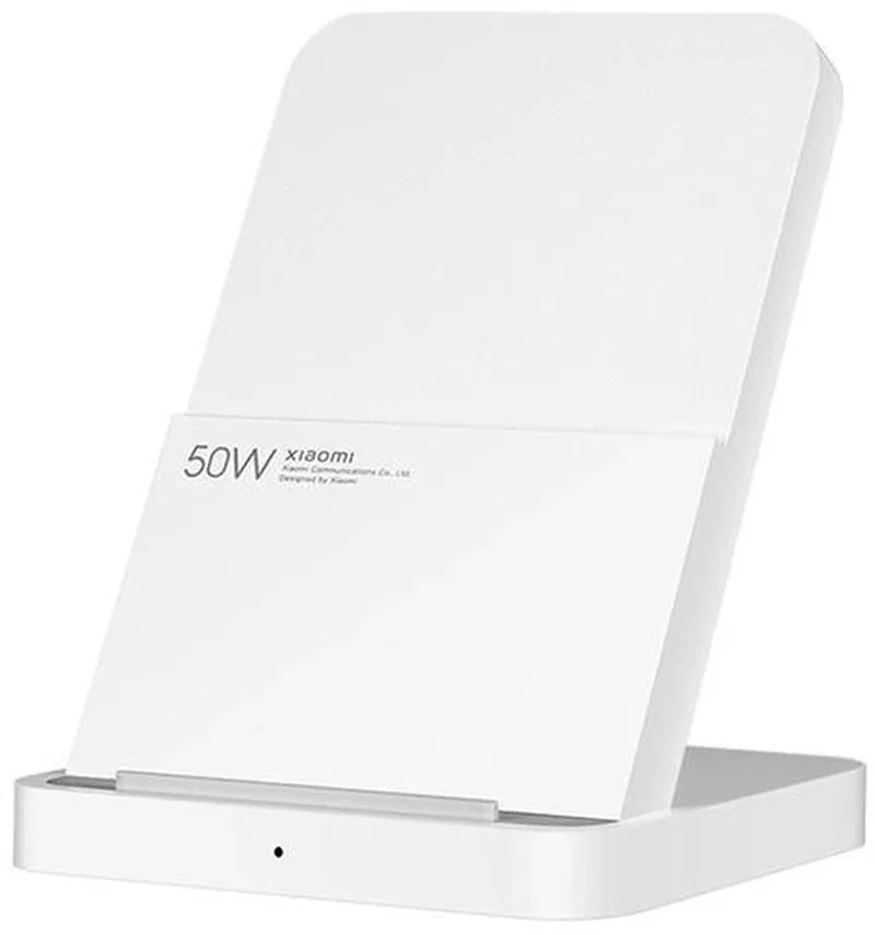 Xiaomi 50W Wireless Charging Stand Pro • Draadloze snellader • 50W wireless charging • Qi ondersteuning • Telefoonstandaard voor bureau • Ingebouwde stille ventilator • USB C input • Oververhittingsbeveiliging • Voor Xiaomi, Samsung en iPhone från Xiaomi i Vit – produktbild