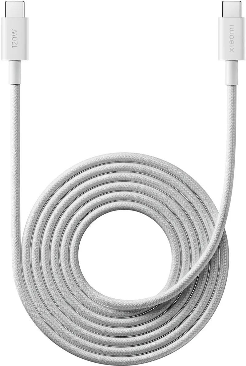 Xiaomi 6A Braided USB-C to USB-C Cable van Xiaomi in Wit – productfoto