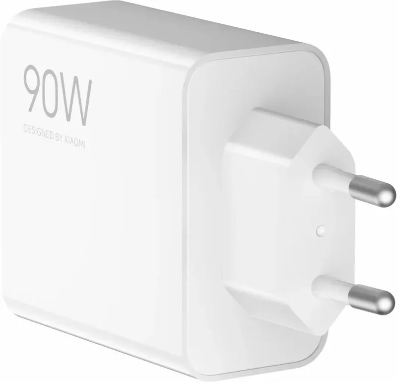 Xiaomi 90W HyperCharge Power Adapter - 3-Port Oplader - 90W Snelladen - USB-C Power Delivery - USB-A Poort - EU Stekker - Geschikt voor Smartphones en Laptops - Compact en Duurzaam Ontwerp by Xiaomi in 90W – product photo