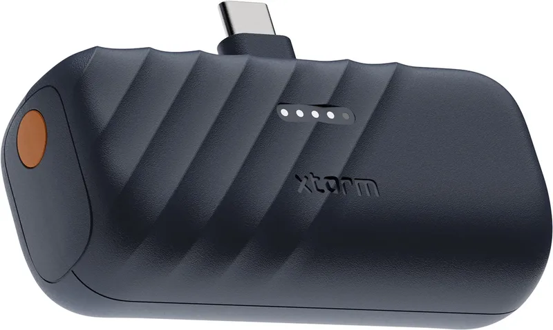Go2 Evolution Powerbank – 5.000 mAh – USB-C Aansluiting – Krachtige Duurzame Powerbank – Geschikt voor iPhone & Samsung de Xtorm en Bleu – photo produit