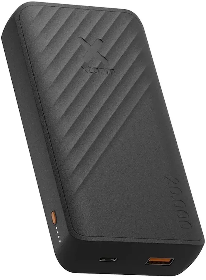 Go2 Powerbank 20000 mAh – USB-C & USB-A Powerbank – 20W Snelladen – Powerbank voor Telefoon - Charcoal Black by Xtorm in Black – product photo