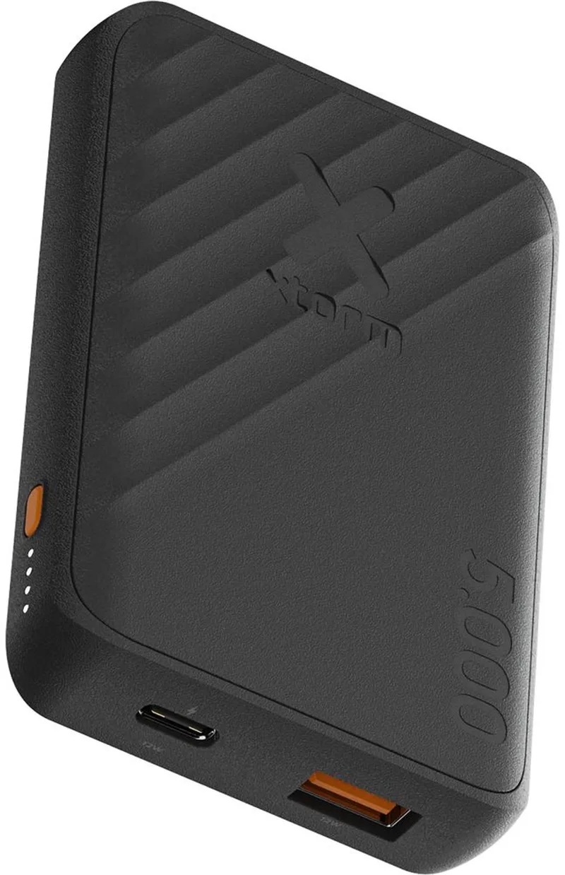 Go2 Powerbank 5000 mAh – Dubbele Poorten – Compacte Kleine Powerbank voor Telefoon – Charcoal Black fra Xtorm i Sort – produktbillede