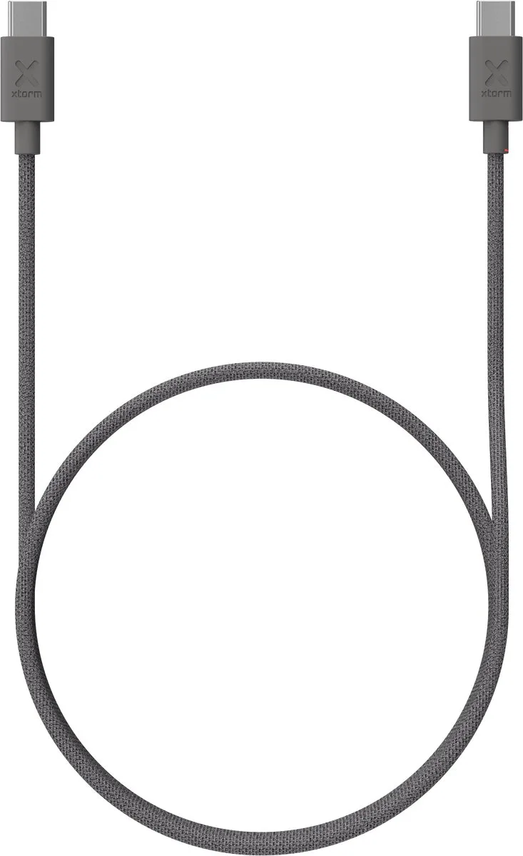 Go2 USB-C PD 100W Kabel - 1 meter - Grijs von Xtorm in Grijs – usb-c – Produktfoto