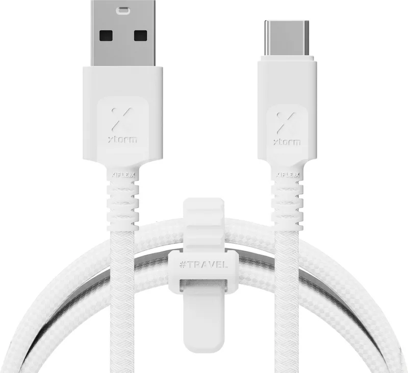 Next Gen USB-A naar USB-C Kabel - 1,5 meter från Xtorm i Vit – produktbild