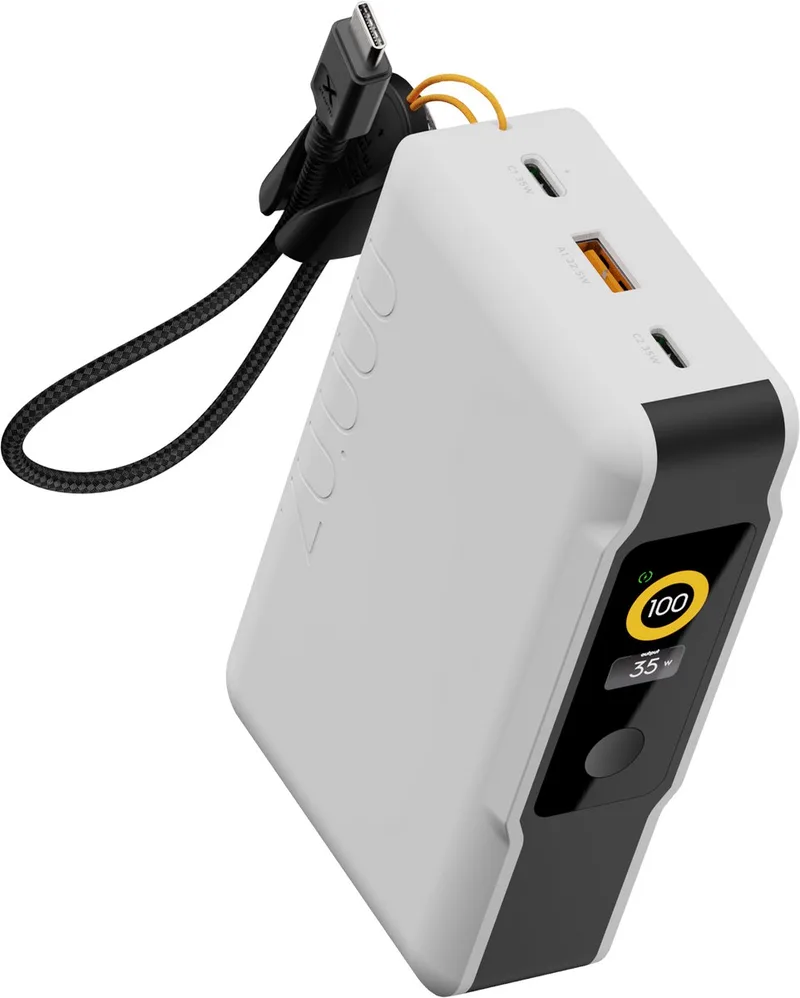 NextGen 35W Powerbank 20.000 mAh - 2 x USB-C / 1 x USB-A - GRS Materiaal - Airport Proof - Wit fra Xtorm i Wit – 35W – produktbillede