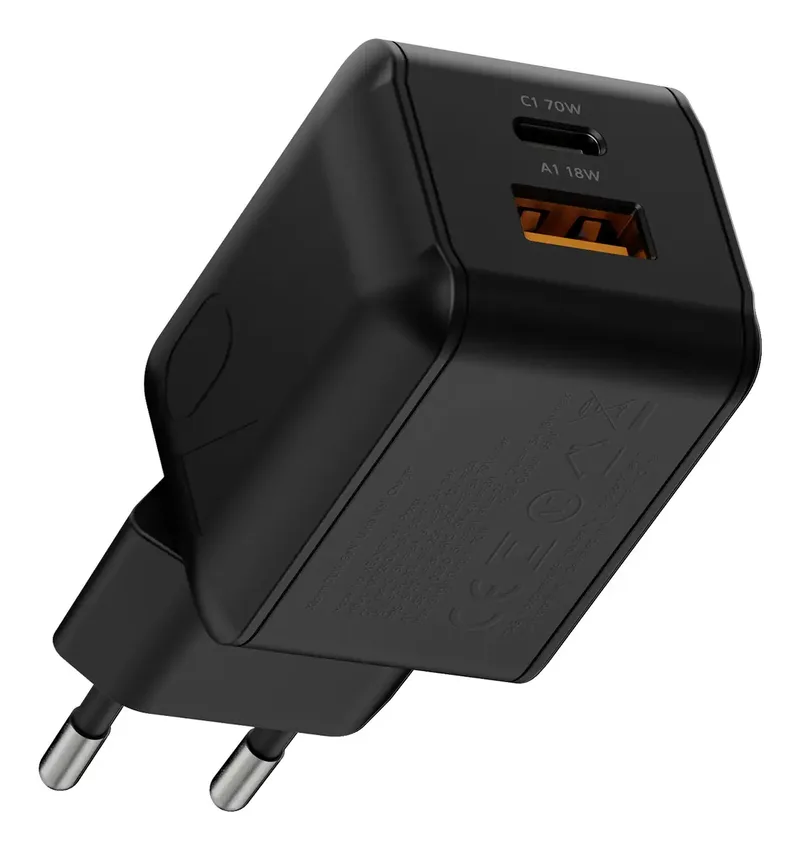 NextGen GaN3 Ultra USB-oplader 70 W USB-C Quick Charge 3.0 GaN by Xtorm in Black – product photo