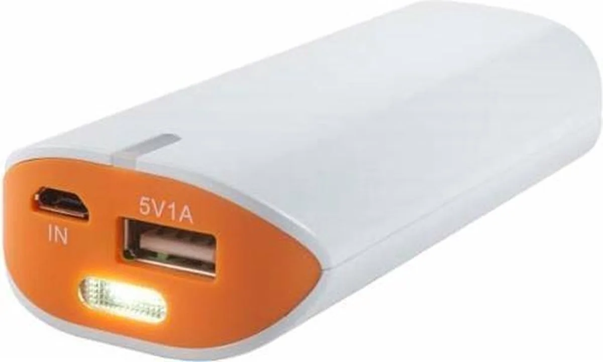 Powerbank 5.200 mAh fra Xtorm i Hvid – produktbillede