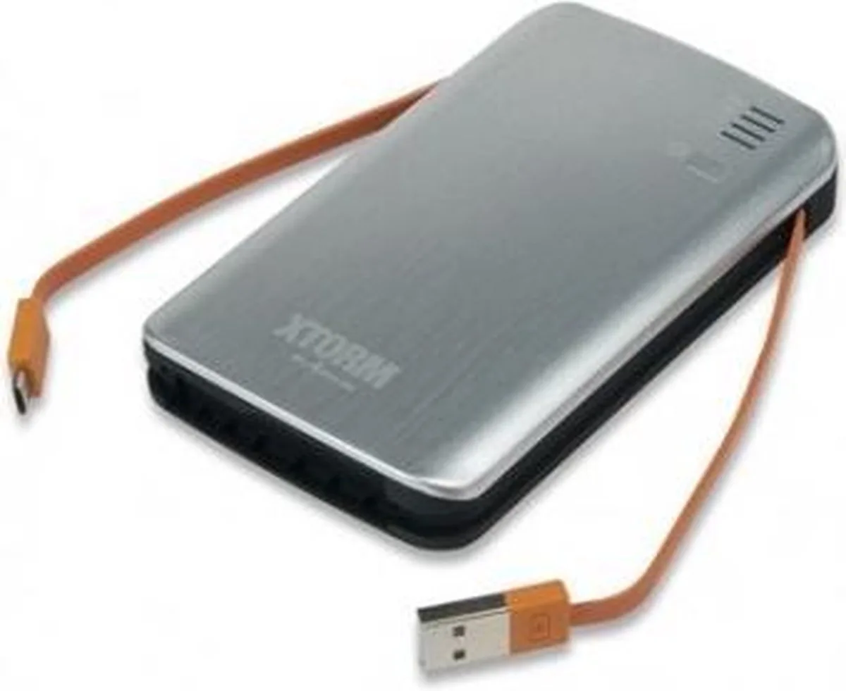 Powerbank 7.300 (AL370) - 7.300 mAh från Xtorm i Grå, Orange, Svart – produktbild