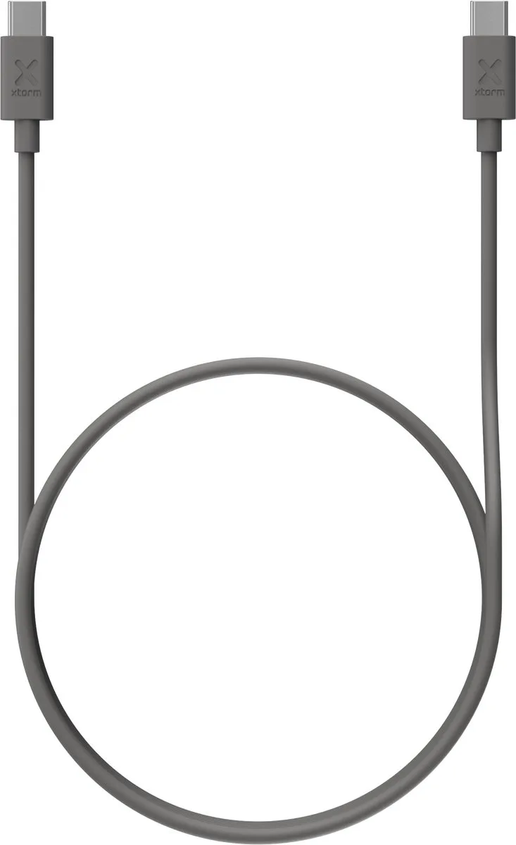 USB-C PD 100W Kabel - 1 meter - Grijs de Xtorm en Usb-c – photo produit