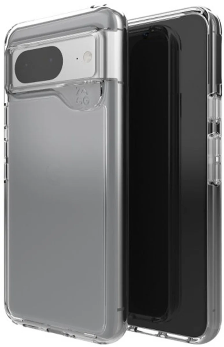 Crystal Palace Hoesje Geschikt voor Google Pixel 8 - 4M DropProof fra ZAGG i Gennemsigtig – produktbillede