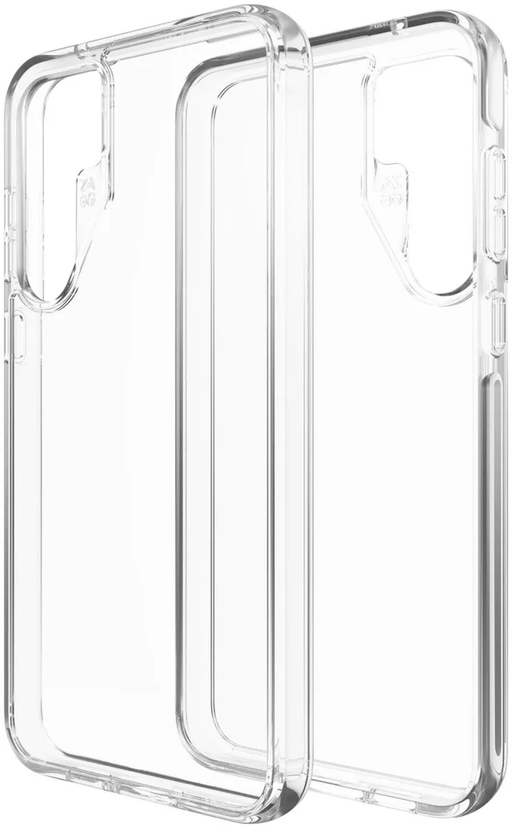 Crystal Palace Hoesje Geschikt voor Samsung Galaxy A55 4M DropProof fra ZAGG i Gennemsigtig – produktbillede