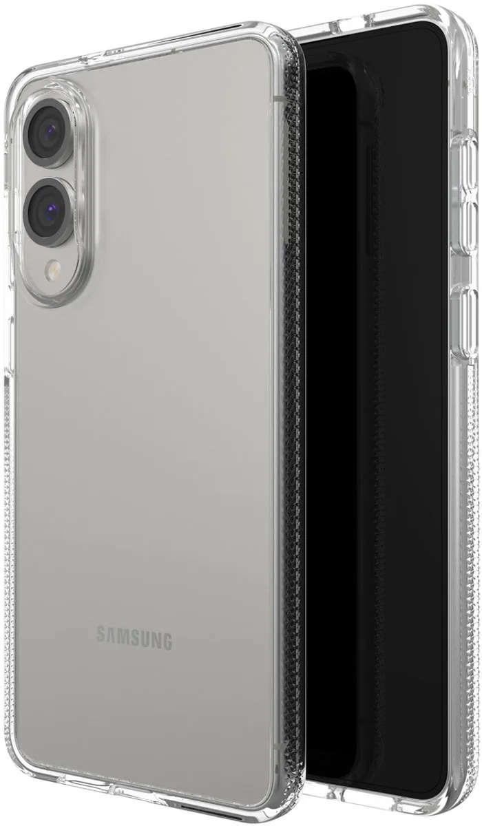 Crystal Palace Hoesje Geschikt voor Samsung Galaxy S25 Edge - 4M DropProof Back Cover fra ZAGG i Gennemsigtig – produktbillede
