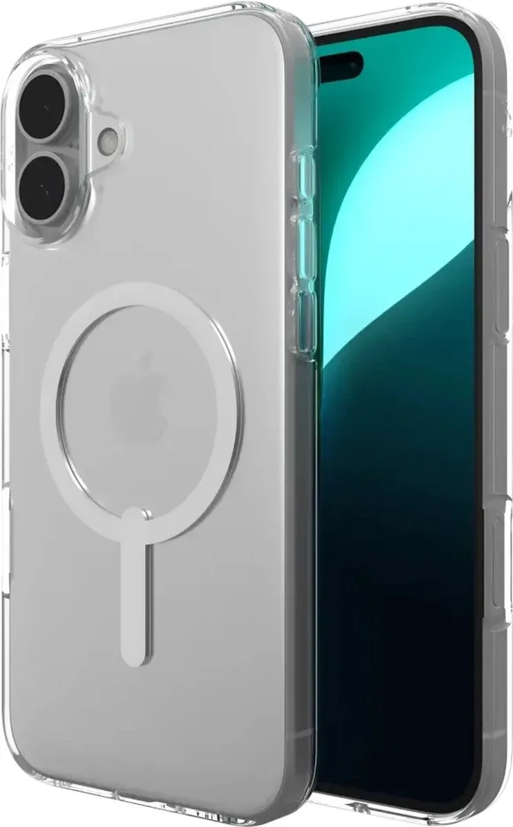 Crystal Palace Lite Snap Hoesje Geschikt voor Apple iPhone 16 Plus - Grafeen Back Cover - Compatibel met MagSafe van ZAGG in Transparant – productfoto