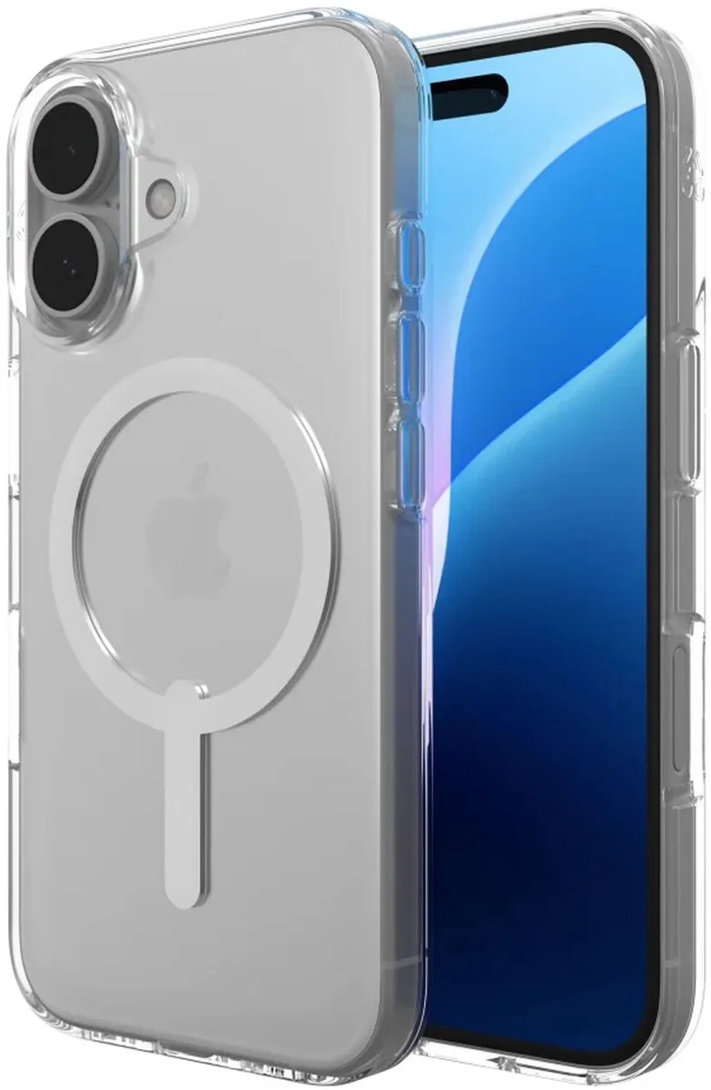 Crystal Palace Lite Snap Hoesje Geschikt voor Apple iPhone 16 - Grafeen Back Cover - Compatibel met MagSafe de ZAGG en Transparent – photo produit