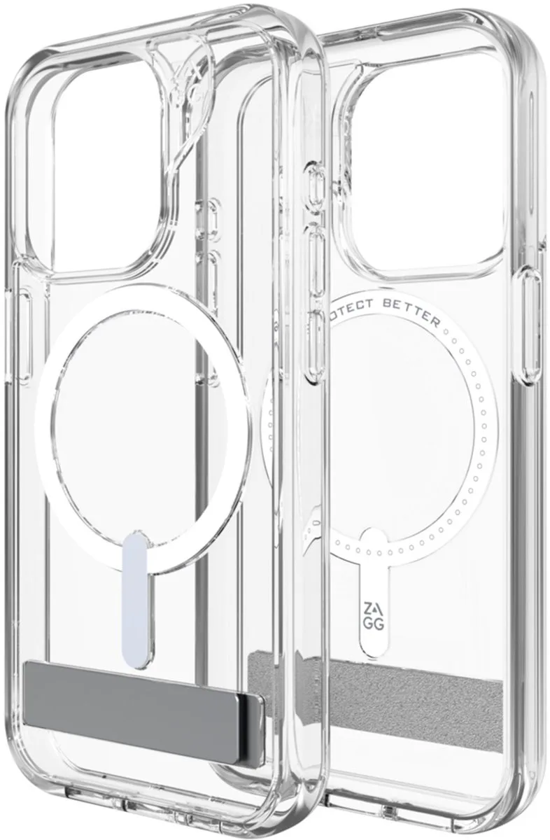 Crystal Palace Snap KS hoesje geschikt voor iPhone 15 Pro by ZAGG in Transparent – product photo