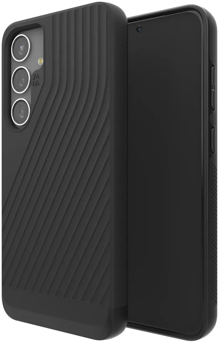 Denali Hoesje Geschikt voor Samsung Galaxy S24 Plus 5M Valbescherming fra ZAGG i Sort – produktbillede