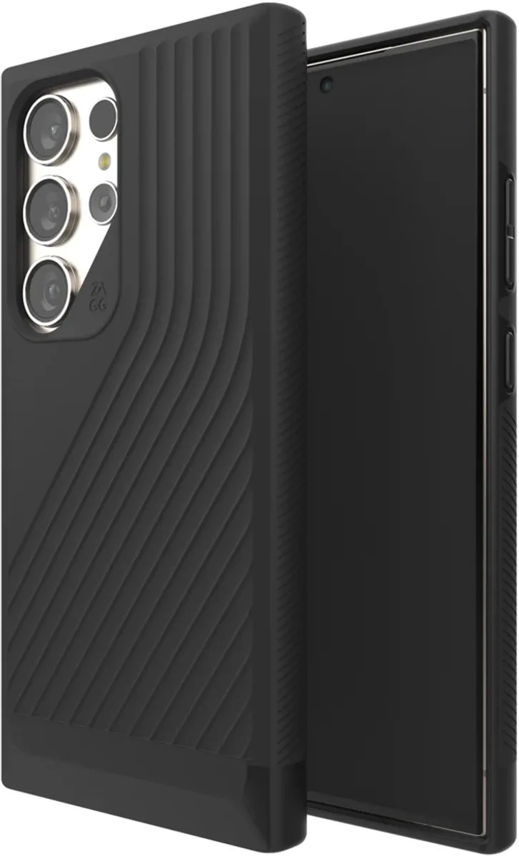 Denali Samsung Galaxy S24 Ultra Hoesje 5M Valbescherming by ZAGG in Black – product photo