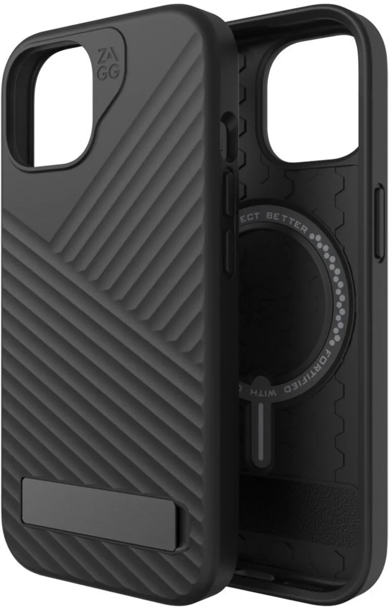 Denali Snap KS hoesje geschikt voor iPhone 13, iPhone 14 & iPhone 15 by ZAGG in Black – product photo