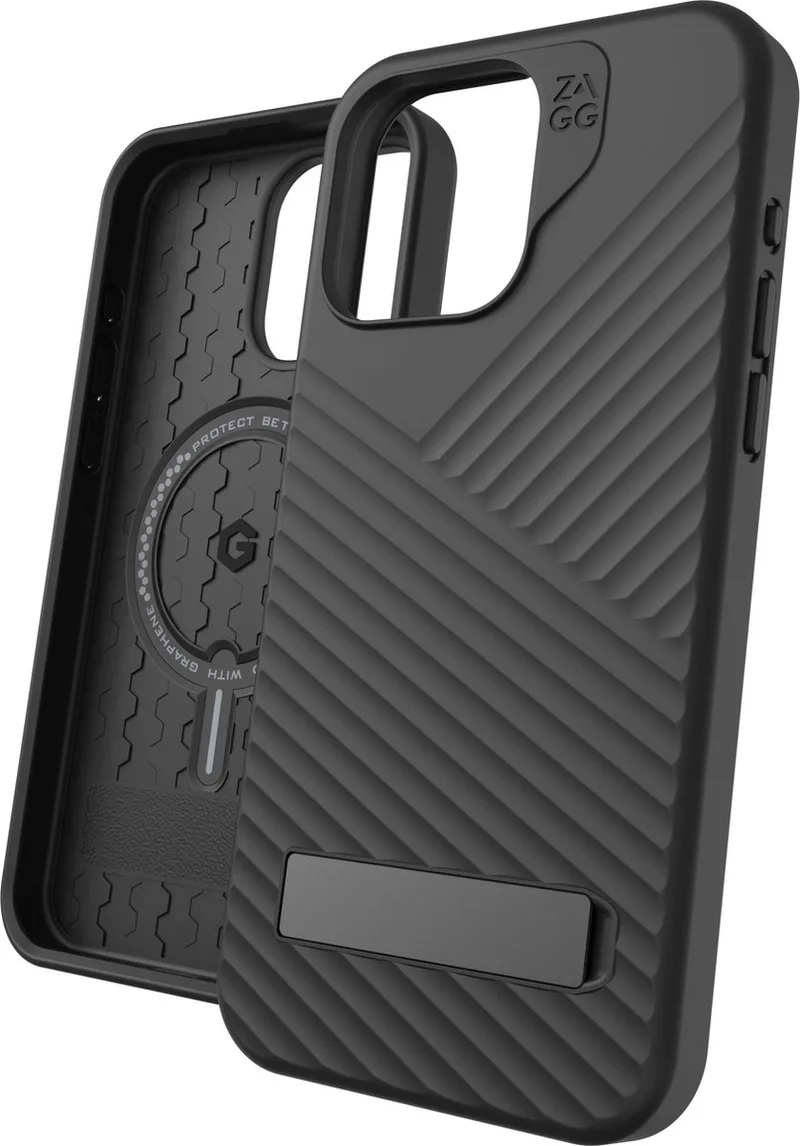 Denali Snap KS hoesje geschikt voor iPhone 15 Pro Max by ZAGG in Black – product photo