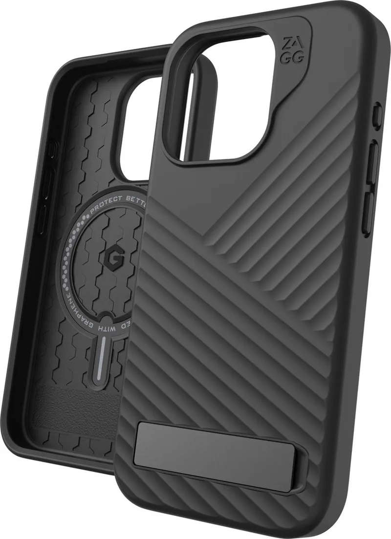 Denali Snap KS hoesje geschikt voor iPhone 15 Pro - Zwart by ZAGG in Transparent – product photo