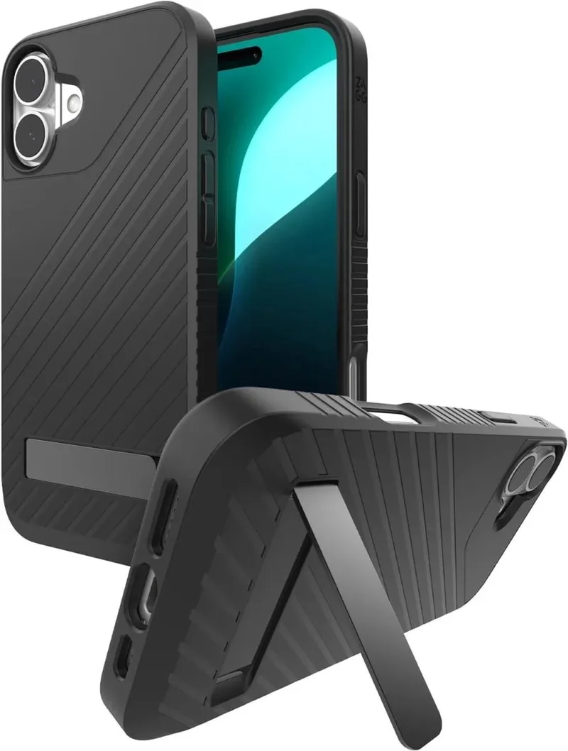 Denali Snap Mag KS geschikt voor iPhone 16 Plus Hoesje - zwart | zwart van ZAGG in Zwart – productfoto