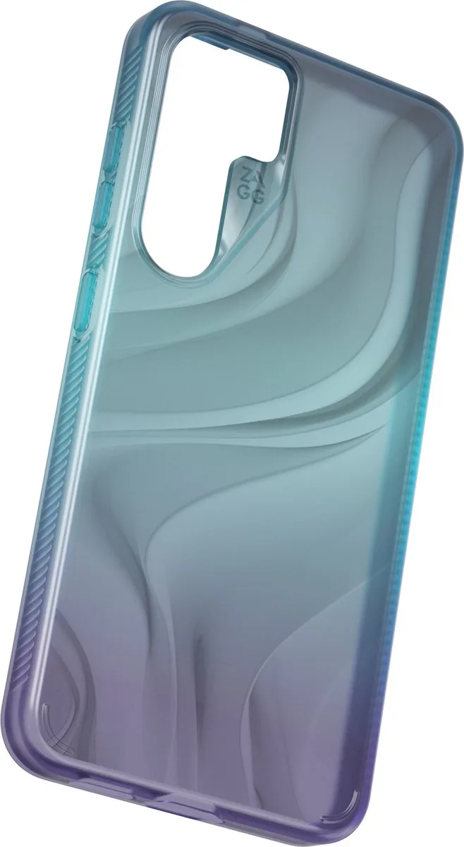 Gear4 Milan Ultra Slim Backcover hoesje - Geschikt voor Samsung Galaxy S24 - Deep Aurora by ZAGG in Blue – product photo