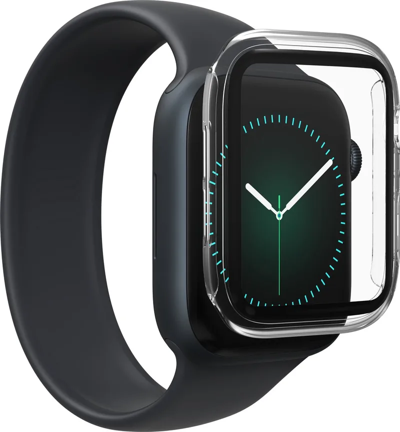 InvisibleShield Glass Geschikt voor Apple Watch 45mm screenprotector von ZAGG in Schwarz, Transparent – Produktfoto